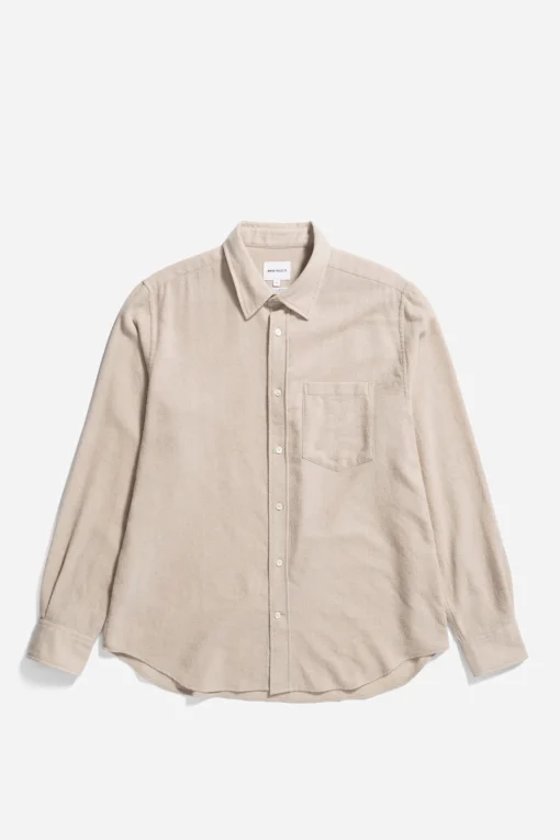 Algot Wool Shirt, Ecru