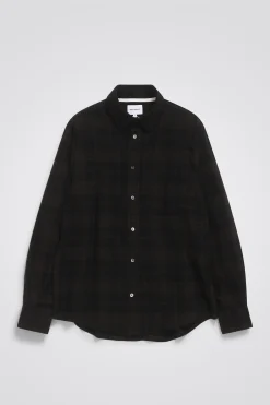 Algot Wool Shirt, Espresso