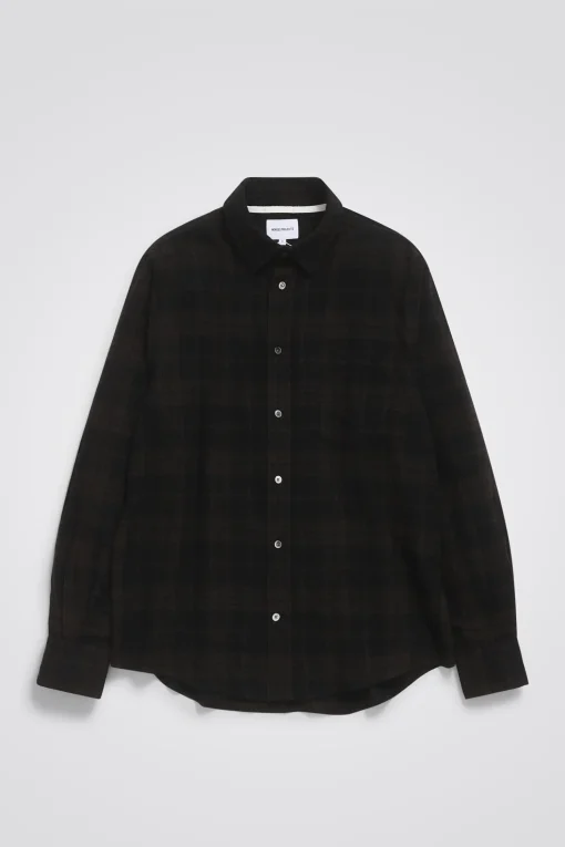 Algot Wool Shirt, Espresso