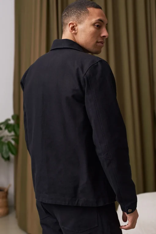 Asir Jacket, Canvas Black