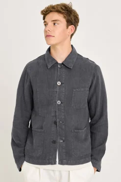 Baptista Overshirt, Smoked Pearl