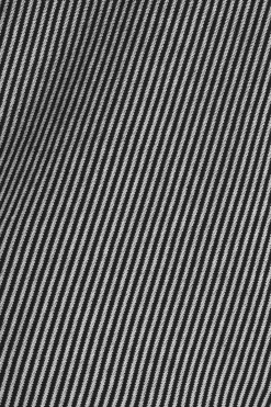 Boat-Neck Top Stripes 158S, B&amp;W