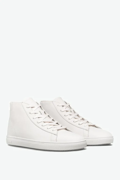 Bradley Mid, Triple White Leather