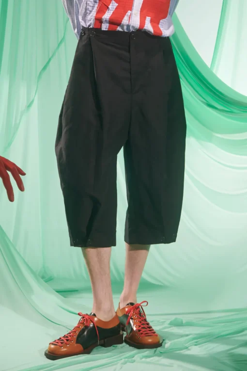 Button Shorts, Black