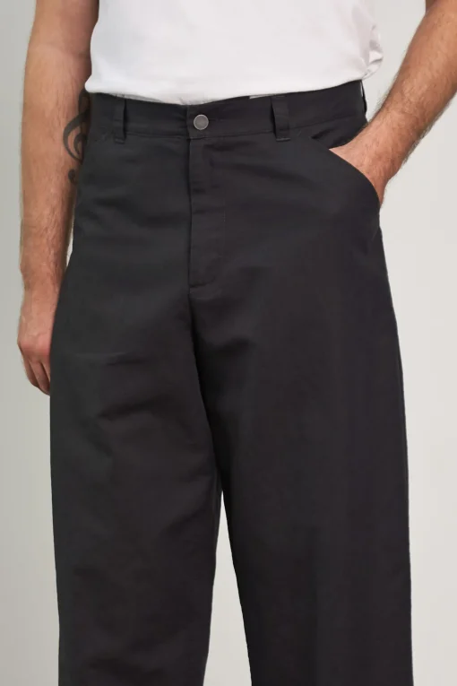 Carlo Trousers, Linen Black