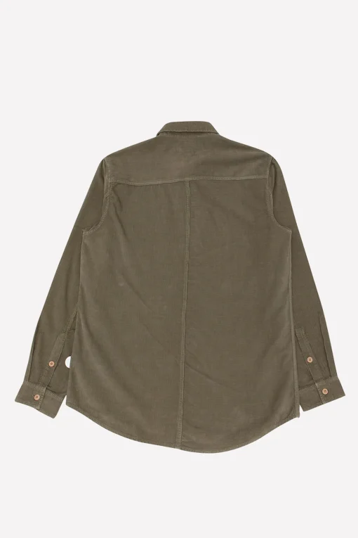 Direction Cord Shirt, Olive