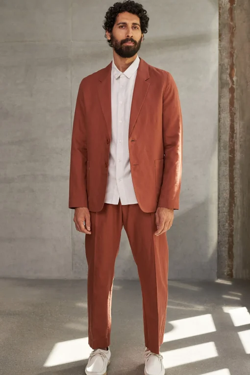 Enver Blazer, Linen Rust