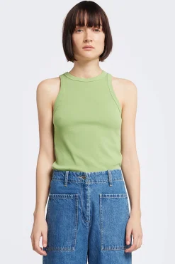 Flux Racer Tank, Moss