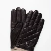 Handschuh dop. gef&uuml;ttert Blk