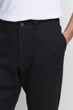 Jostha Trousers, Mel. Black Flannel