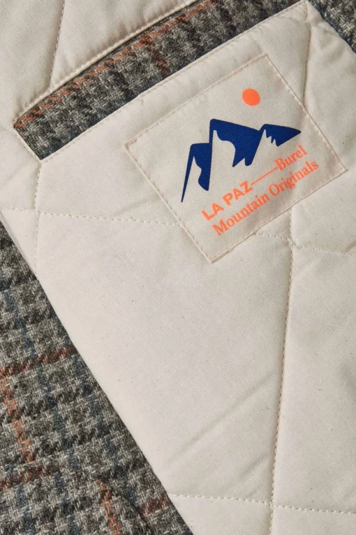 Leal Bomber Jacket, Grey Checks
