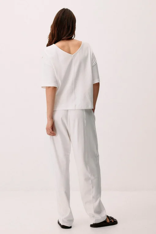 Leasure Pants, Vanilla White