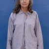 Limber Shirt, Red Blue Stripe