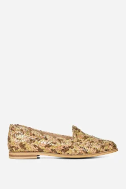 Loafer Woven Mixed 1641, Khaki