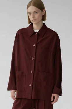 Mara Jacket, Burgundy
