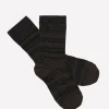 Mel. Socks, Choco/D. Navy