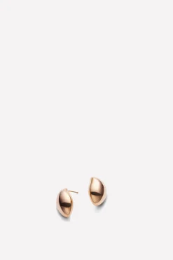 Organic Shape Earring, Gold