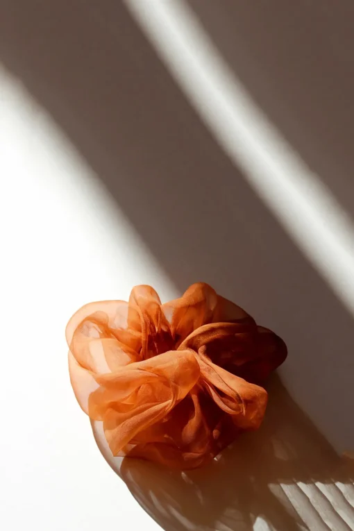 Organza Scrunchie, Copper