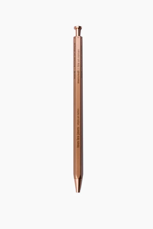 Pen Ballpoint Brass, Champagne Pink