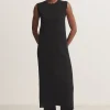 Pointelle Dress, Black