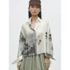 Printed Classic Shirt, Bicolor