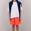 Prism Skirt, Coral Twill