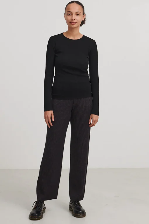 Rib Pants, Black