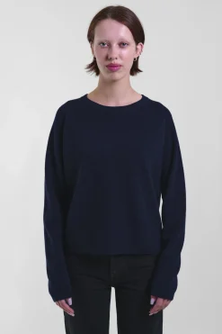 Roundneck Pullover 117, Navy