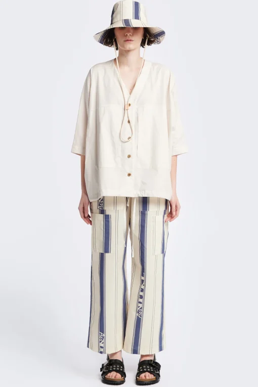 Ruins S/S Top, Ecru