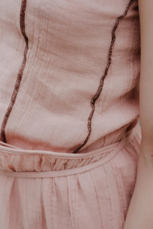 Shok Slip Top, Rose