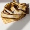 Silk Scarf M, Gold
