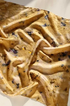 Silk Scarf M, Gold