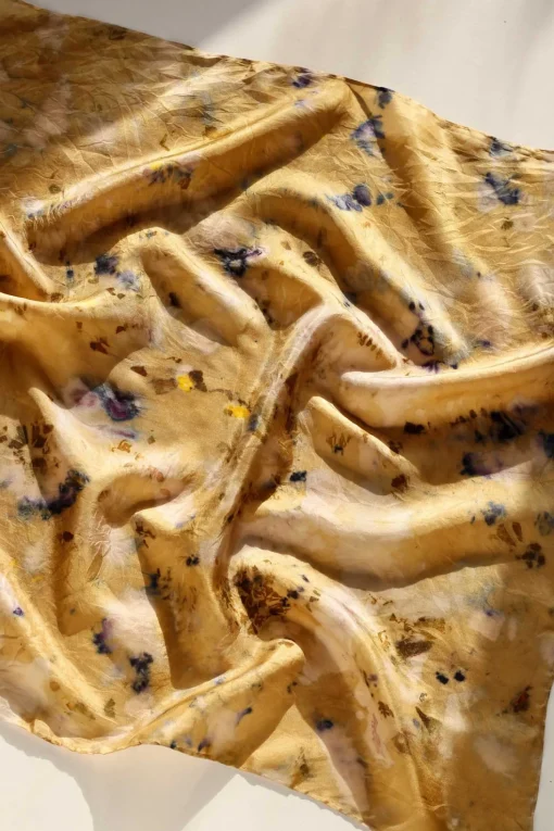 Silk Scarf M, Gold