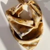 Silk Scarf S, Gold
