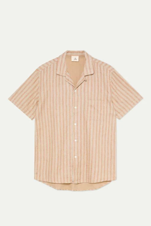 Silveira S/S Shirt, Clay Stripes