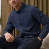Simon Shirt Flannel, Ocean Blue