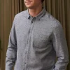 Simon Shirt Flannel, Smoky Navy