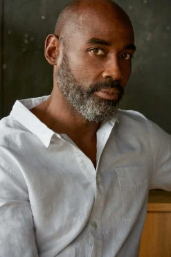 Simon Shirt, Stone Linen