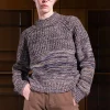 Six End Jumper, Lavender/Green