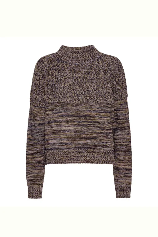Six End Jumper, Lavender/Green