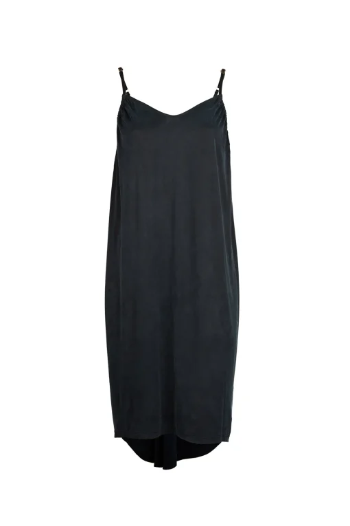 Slip Dress, Graphite