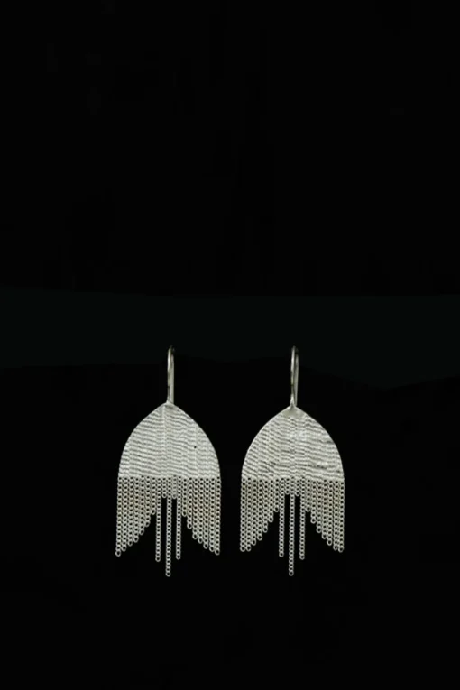Snowdrop Ear 2008, Silver Chain/Silver