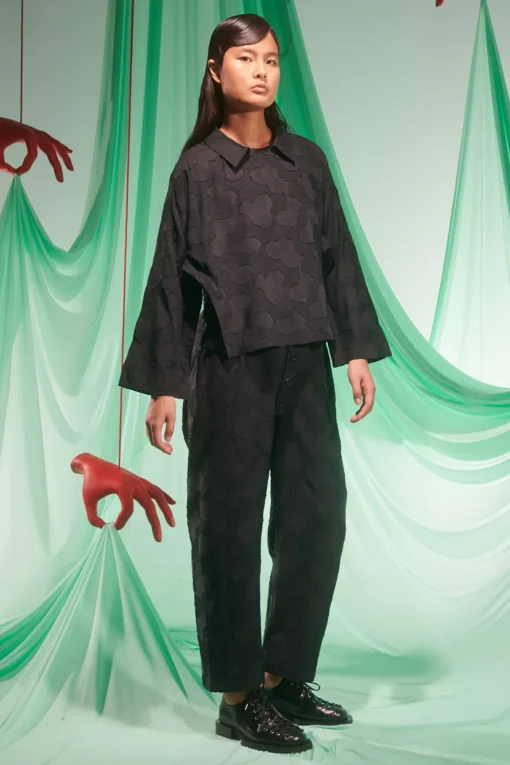 Split Pants, Black Octopus