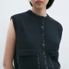 Stitched Waistcoat, Navy