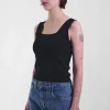 Tank Top Square 100, Black