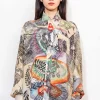 Unisex Shirt, Print Beige BBB