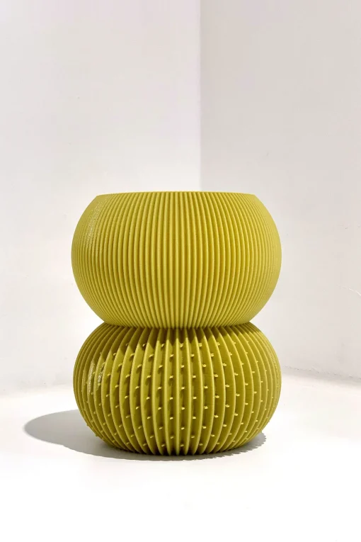 Vase 06, Olive Green