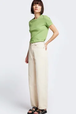 Veil Rib Tee, Moss