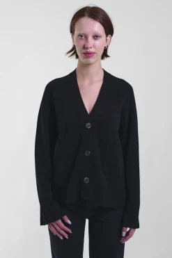 V-Neck Cardi 88, Black
