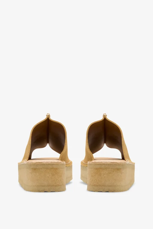 Wedge Slide, Mid Tan